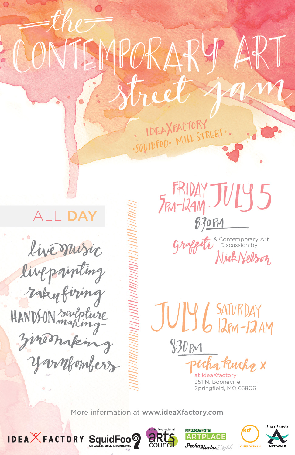 Contemporary Art Street Jam coming soon on July 5-6