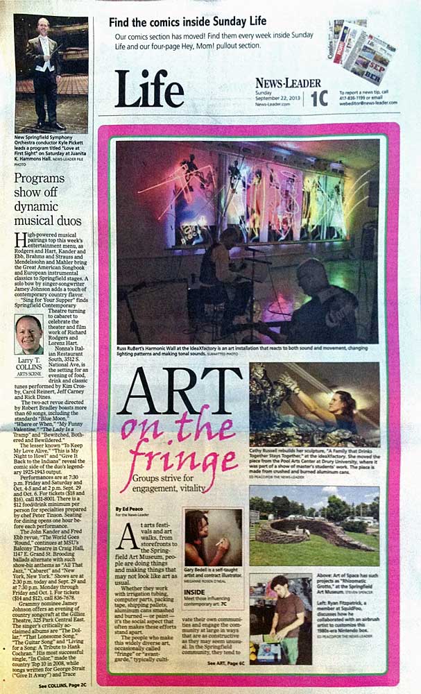 ‘Art on the Fringe’ featured in the Springfield News-Leader