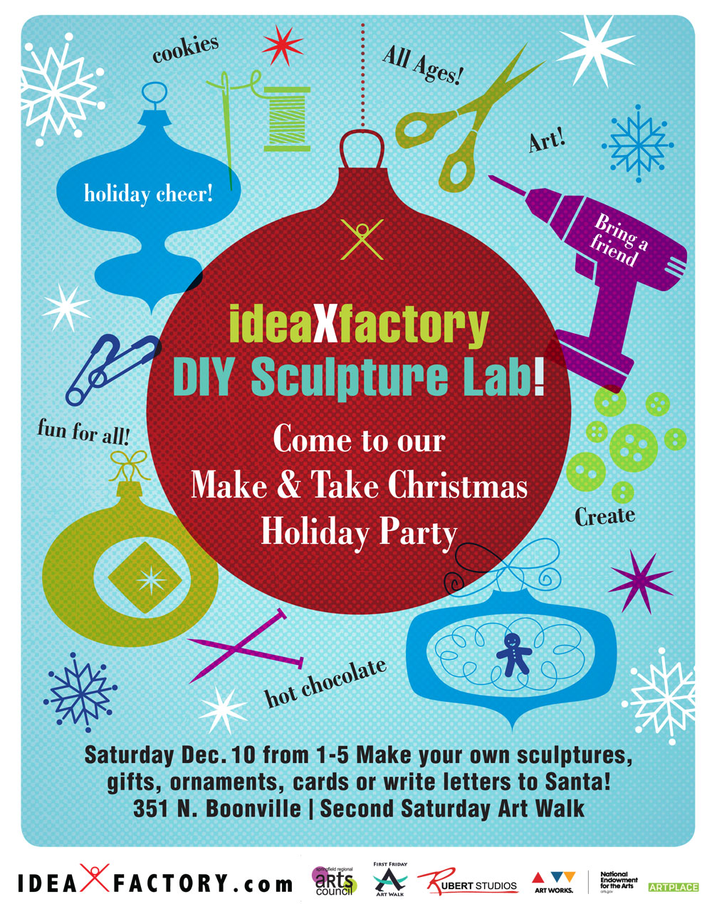 Make & Take Christmas Holiday Party