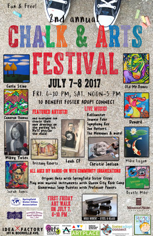 Chalk & Arts Festival on July 7-8