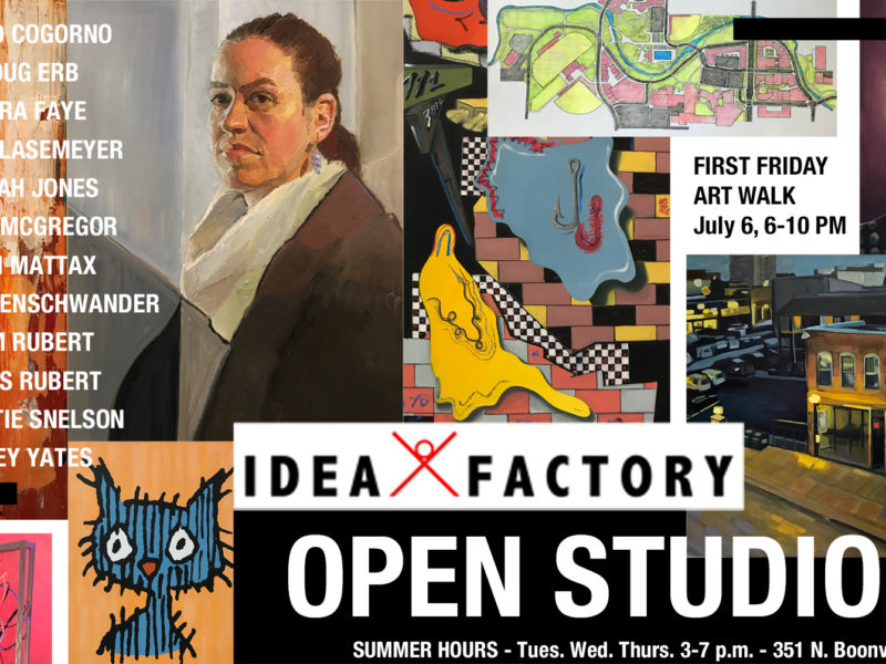 Open Studios II reception on First Friday, July 6
